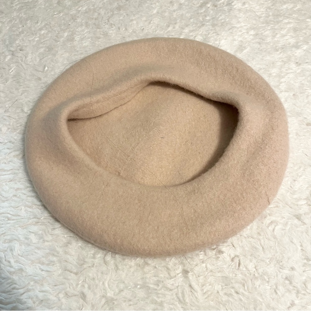 5 for $25! Kids Classic Tan Beret - Picture 2 of 3